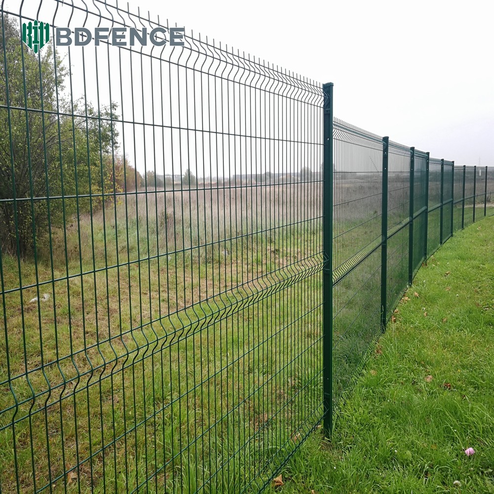 China High Security Wire Mesh Fence 3D V Bending Curved Garden Farm Fence for Perimeter Security wholesale