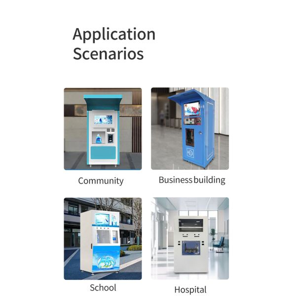 Two Coin and Banknote Payment Systems Vending Machines for Milk Laundry Detergent and Hand Sanitizer Liquid with SDK Function