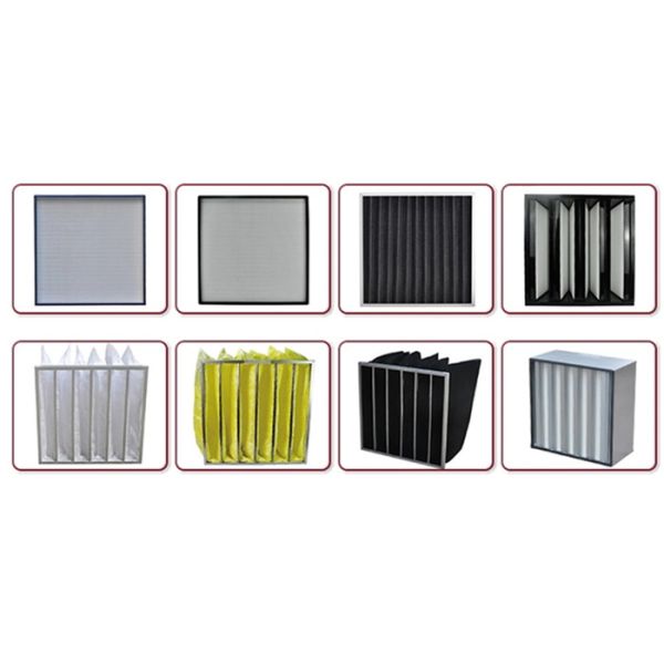 Industrial V - Bank Active Carbon Filter For Air Conditioning System