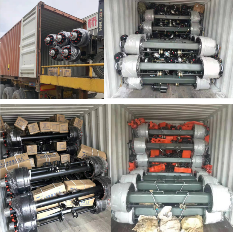 Fuwa Model Suspension Kits PCD 335mm 13t Trailer Axle Beam