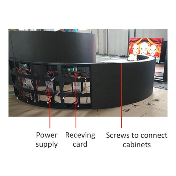 3840hz Refresh Rate Flexible Curved P2.5 LED Panel Displays