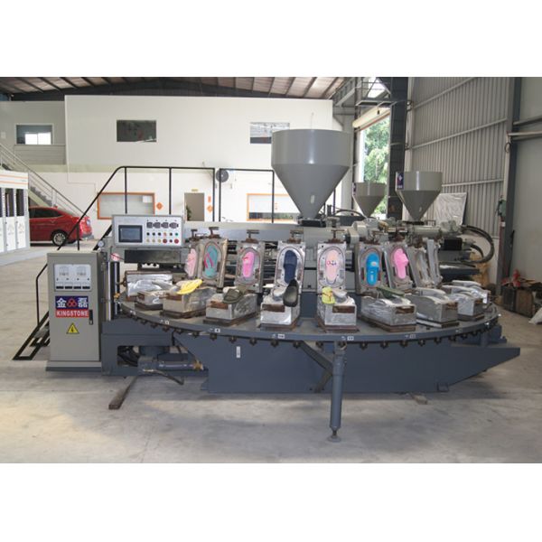 Rotary Table Shoe Making Equipment For Plastic Slipper Sandal Chappal
