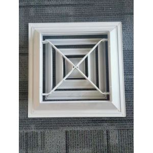 Square Ducted Air Conditioning Outlets Airflow Distribution