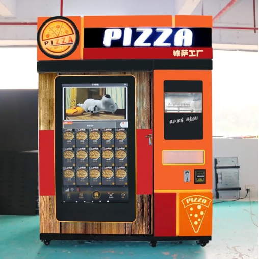Pizza Vending Machine Design Fits Easily into Small Stores Offices Lounges