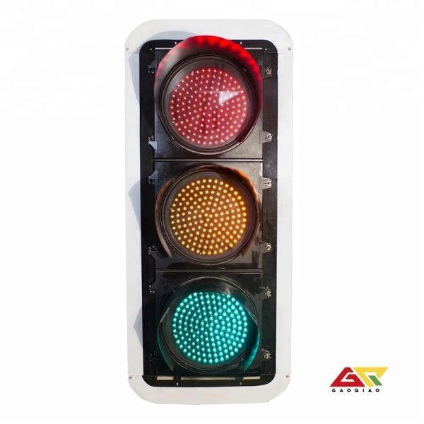 Quality 300mm Series Traffic Lights Three Sections Three-Color Traffic Light Round LED for sale