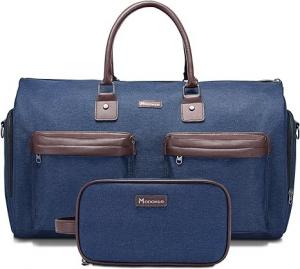 China Men'S Large Capacity Travel Bag Crossbody Bag Men'S Shoulder Satchel Canvas Handbag (Blue) wholesale