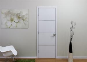 White Color Wood Composite Door Inner Frame Material Apartment Bedroom Application