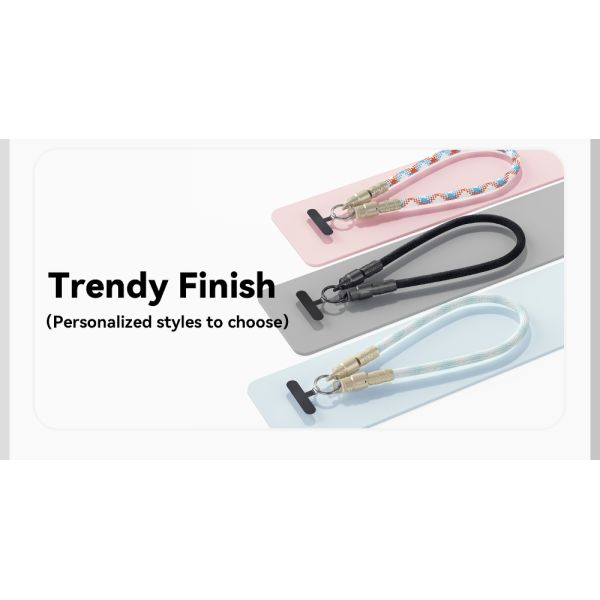 ESSAGER ES-X65 Series 60W Charging Lanyard Style USB C to USB C Cord with USB 2.0 Connector