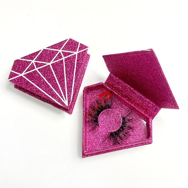 Cruelty Free High Volume Mink Lashes , 25mm Fluffy 3d Mink Lashes