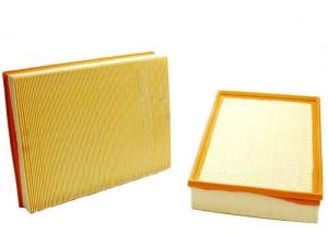 China 4.0L PU Air Filter 17801-37021 , Yellow Square air filter ISO9001 Approved wholesale