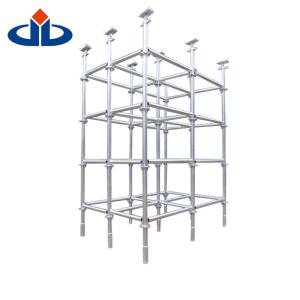 China Safety Metal Ringlock Scaffold System Build Jack Scaffolding Self - Locking wholesale