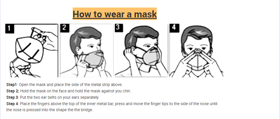 Disposable Earloop Face Mask Non Woven With High Bacterial Filtration Efficiency