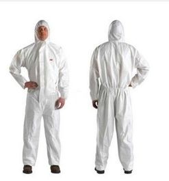 China Strong Adsorption Ability White Disposable Protective Gown wholesale