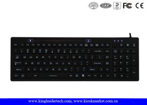Desktop IP68 Rubber Waterproof Keyboard with Function Keys and Backlight
