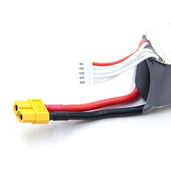 Lightweight 1050mAh 7.4V 2s RC Boat Battery 130C High Energy Density