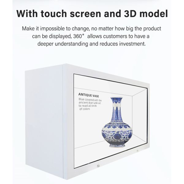 43 inch UHD Interactive Translucent LCD Display Android & WiFi Transparent LCD Box