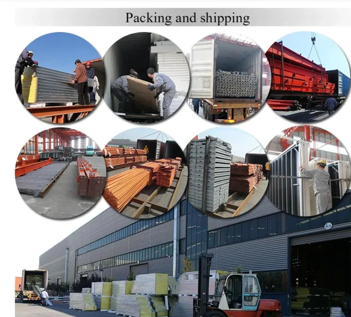 Prefabricated Large Span Office Steel Structures Workshop