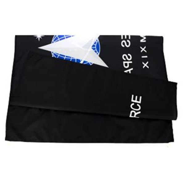 CMYK Printing Knit Polyester 110g US Space Force Flags