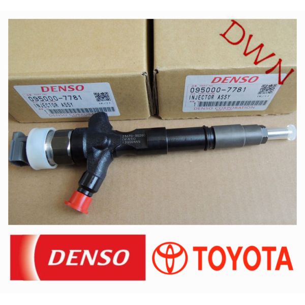DENSO Common Rail Injector 095000-7781 23670-30280 for TOYOTA Hilux D4D 2KD-FTV
