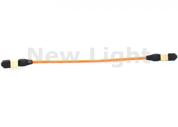 Quality MPO MPO Fiber Optic Patch Cord , 50 / 125um OM2 Fiber Optic Cable For CATV Application for sale