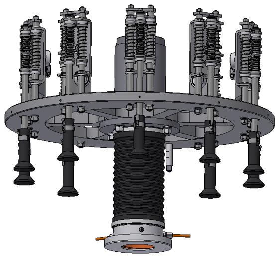 24000BPH Hot Melt Glue Labeler Machine Adhesive Labeling Machine With Multi Roll Feeding System