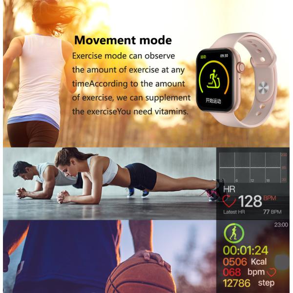 2021 Original IWO YY21 Smart Watch Call 44mm Fitness Tracker Heart Rate Monitor Blood Pressure SmartWatch IOS Android P