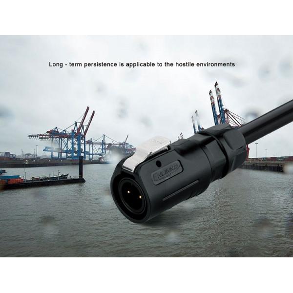 CNLINKO M12 Professional Electrical 2 Pin Extension Wire Connector Cable Waterproof IP68 for Led Lighting