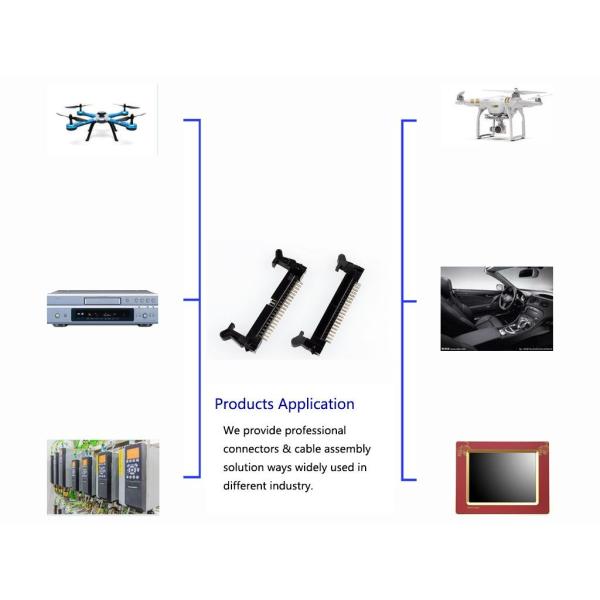 Custom Wire To Board Connector 2mm Pitch , Circuit Board Wire Connectors