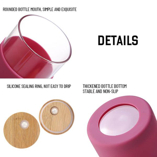 Wholesale 16oz Sealed Glass Water Bottle|Industrial-Strength BPA-Free|Eco-Certified+Laser Branding