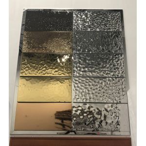 Elegant Stainless Steel Kitchen Backsplash Ripple Panel Durable Stylish Wave