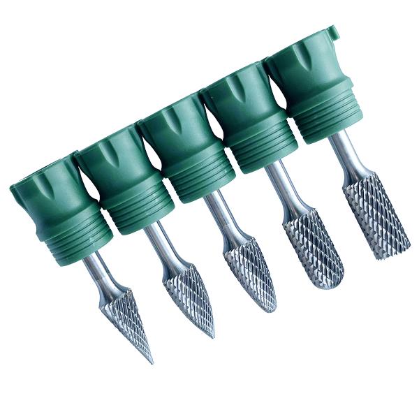 1/4 Inch Shank Tungsten Carbide Double Cut Rotary Burr Set