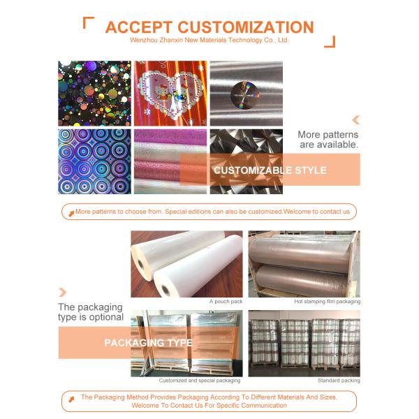 Soft Bopp Holographic Film 3D Lenticular Lens Film For Customization Packaging