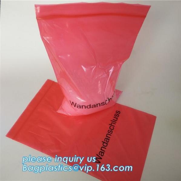 Festive Party Grip Self Press Seal Zip Lock Clear Plastic Bag, LDPE polybags, food packing clear grip seal polybags plas