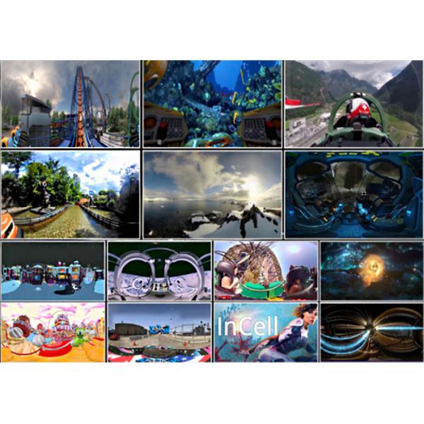 Amusement Park Equipment Virtual Reality Simulator 6 DOF Motion Platform