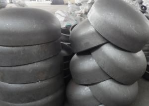 China Black Seamless Large Diameter Steel Pipe End Caps ANSI B16.9 SCH40 SCH80 wholesale