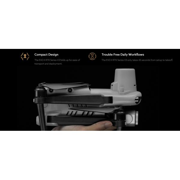 Portable foldable design of EVO II RTK Series V3