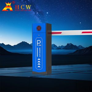 HCW Automatic LED Boom Barrier Gate 3-6m Arms For Vehicle Parking Traffic Control