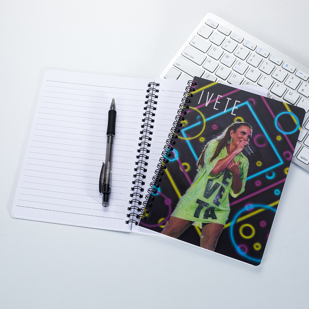 China Student Stationary Recycled PET Printing 3D Lenticular Cover Custom Size Notebooks In Bulk wholesale