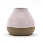 China 8 inch 7 inch 4 inch ceramic flower pots Creative style design ceramic flower vase pink vase for sale