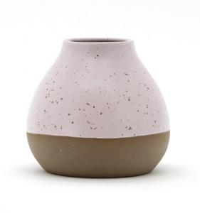 China 8 inch 7 inch 4 inch ceramic flower pots Creative style design ceramic flower vase pink vase wholesale