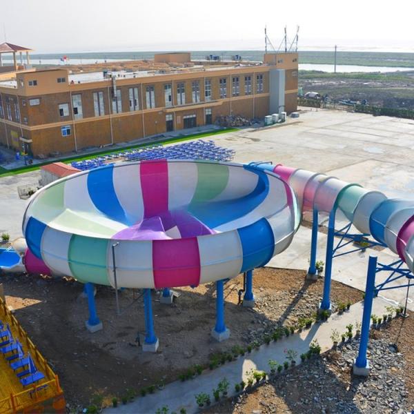 Colorful Large Fiberglass Slide for Water Park