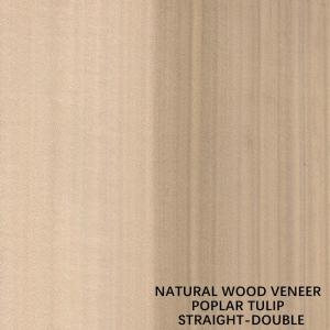 China American Natural Poplar Wood Veneer Quarter Cut Double Color For Decoration wholesale
