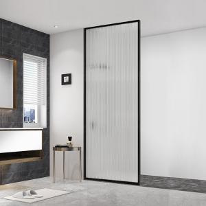 China Fixed Walk In Shower Glass Partition , 8mm Frameless Glass Shower Screens wholesale