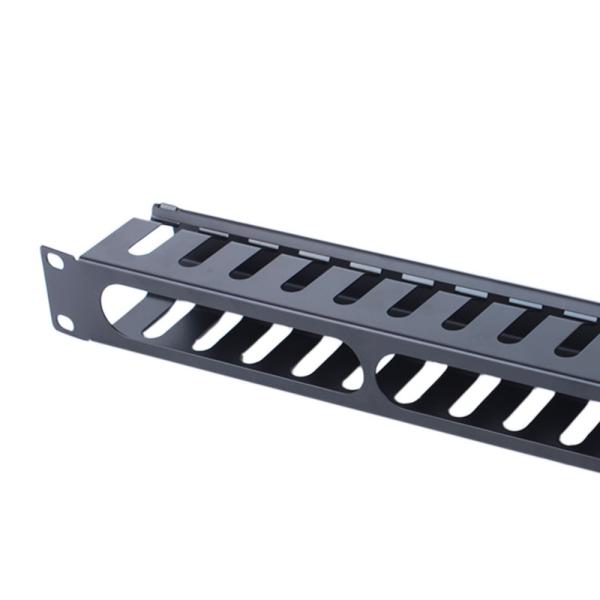 1U 19 Inch Metal Cable Management For Cable Organization And Installation