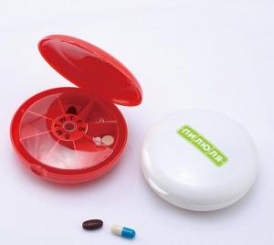 China 4 inch round 7 days pill dispenser, 7 days pill box, TOM104651 wholesale