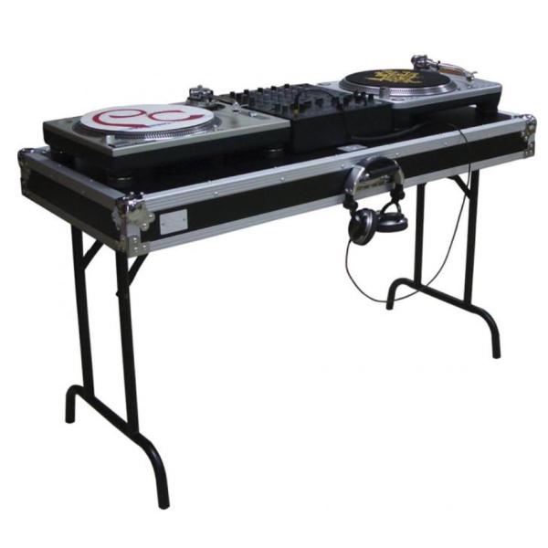 LED Universal Foldable DJ Table With Locking Pins 36" Wide