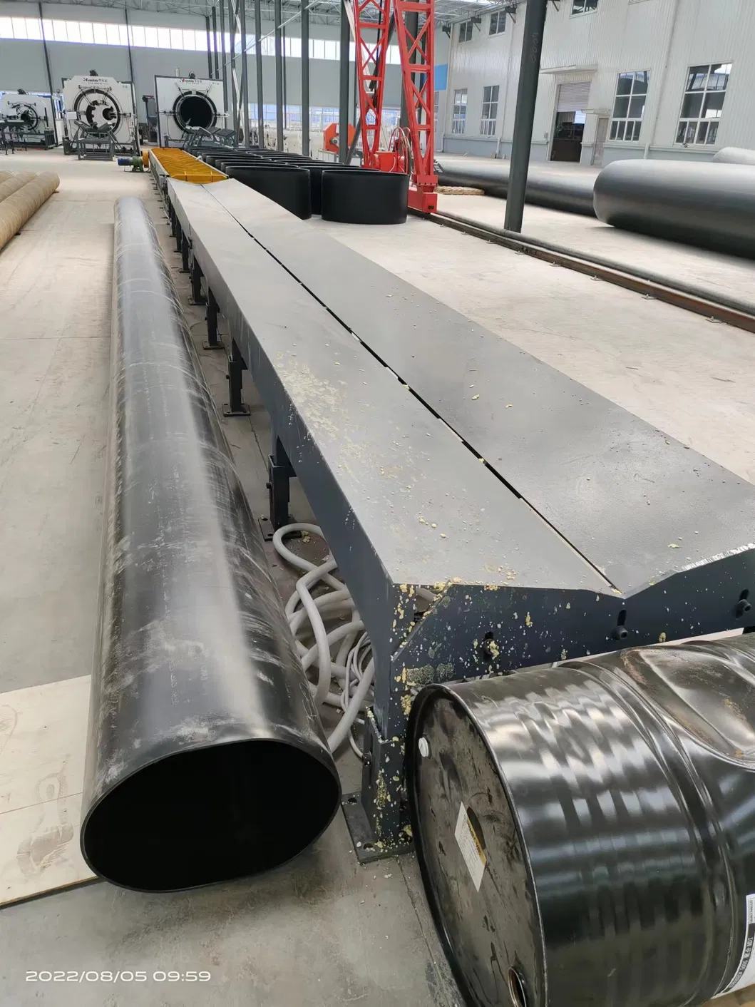 Automatic Pipe-in-Pipe Assembly Machine with Drag Chain Conveyor