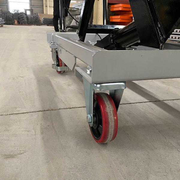 Mobile 300kg Double Scissor Lift Tables 39.76inx20.47in Max Height 62.40in