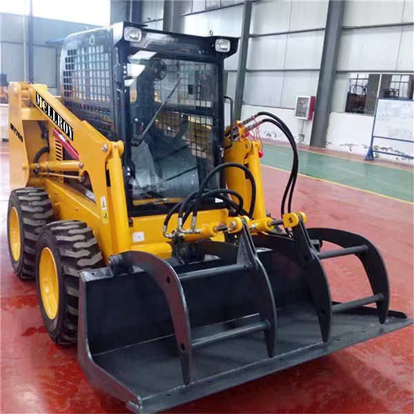 700kg Load 0.39m3 Bucket Skid Steer Loader MY700 For Driver Wheeled Loader Track