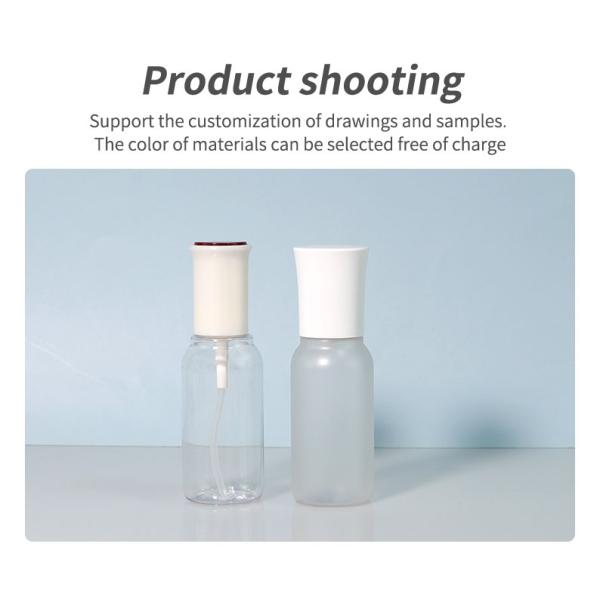 PETG Custom Plastic Bottles 60ml Cosmetics Packaging Set Luxury For Skin Care